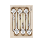 Andre Verdier Laguiole Debutant Dessert Spoon Set of 6 Ivory