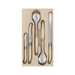 Andre Verdier Laguiole Debutant Host Set of 5 Ivory