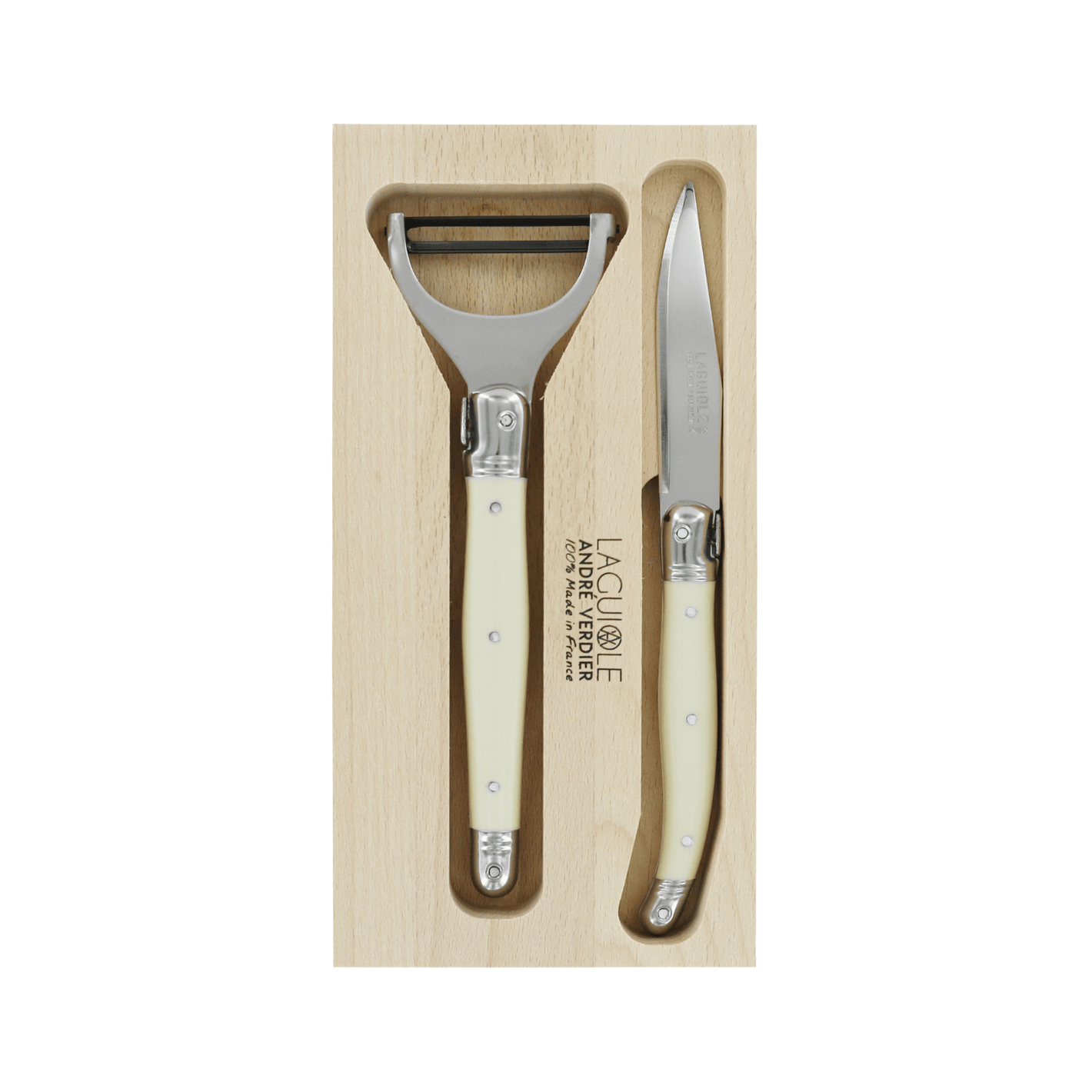 Andre Verdier Laguiole Debutant Preparation Set Ivory