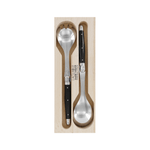 Andre Verdier Laguiole Debutant Salad Server Set Black