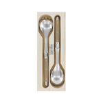 Andre Verdier Laguiole Debutant Salad Server Set Mushroom