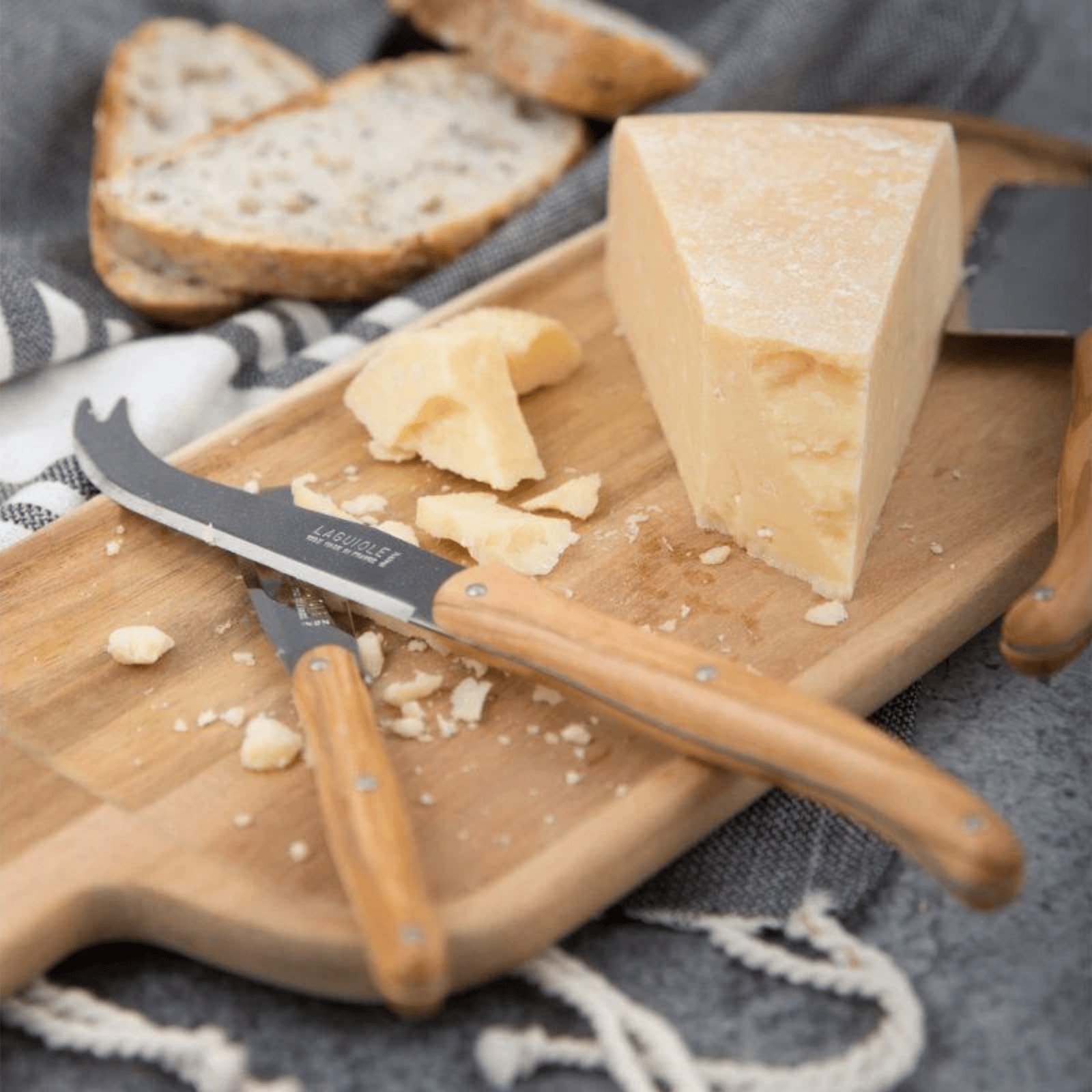 Andre Verdier Laguiole Debutant Small Cheese Knife Bright Red