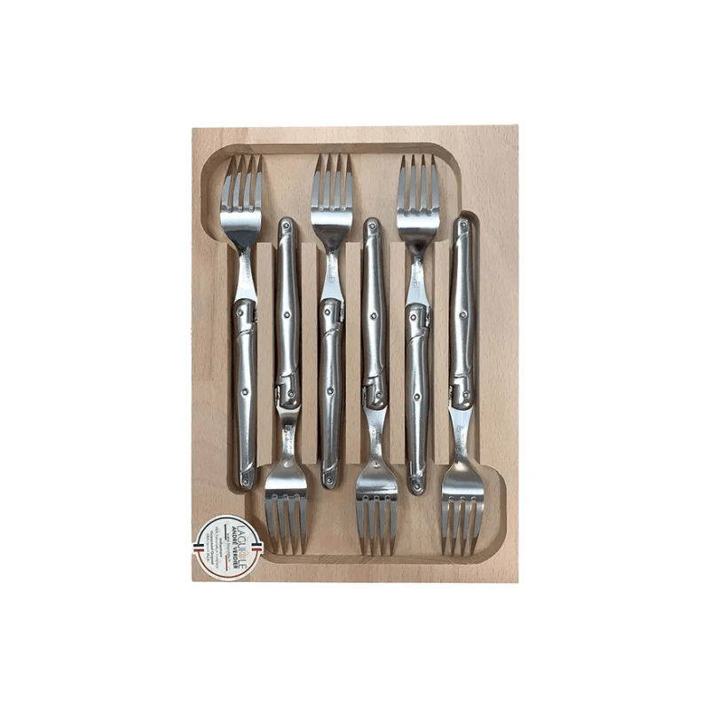 Andre Verdier Laguiole Debutant Table Fork Set of 6 Stainless Steel