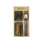 Andre Verdier Laguiole Debutant Teaspoon Set of 6 Colour