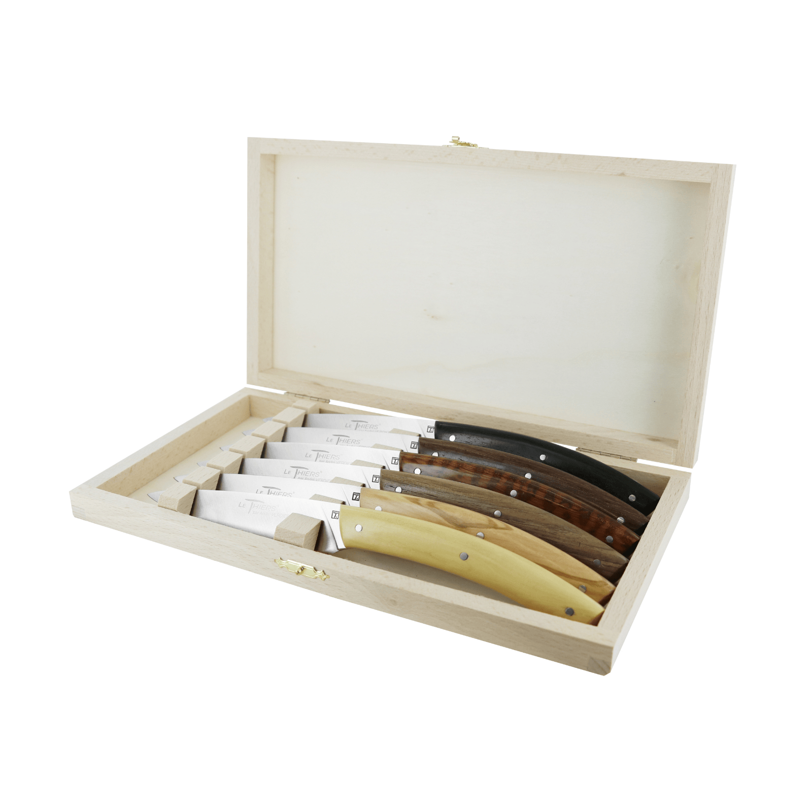 Andre Verdier Le Thiers Elegance Steak Knife Set 6 Piece Assorted