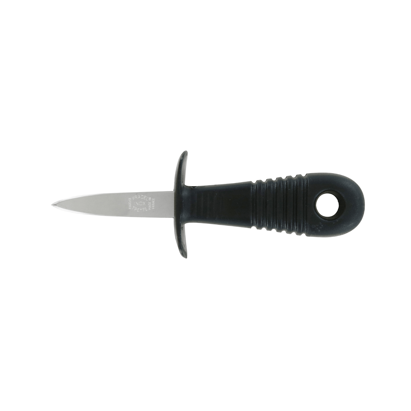 Andre Verdier Poseidon Oyster Knife with Guard Black