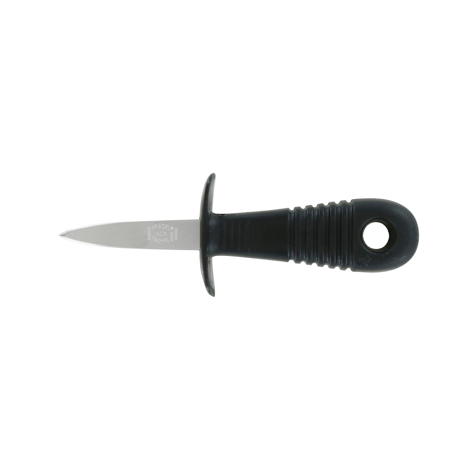 Andre Verdier Poseidon Oyster Knife with Guard Black