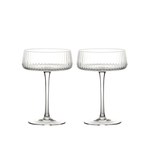 Anton Studio Design Empire Champagne Saucer 250ml Pair of 2