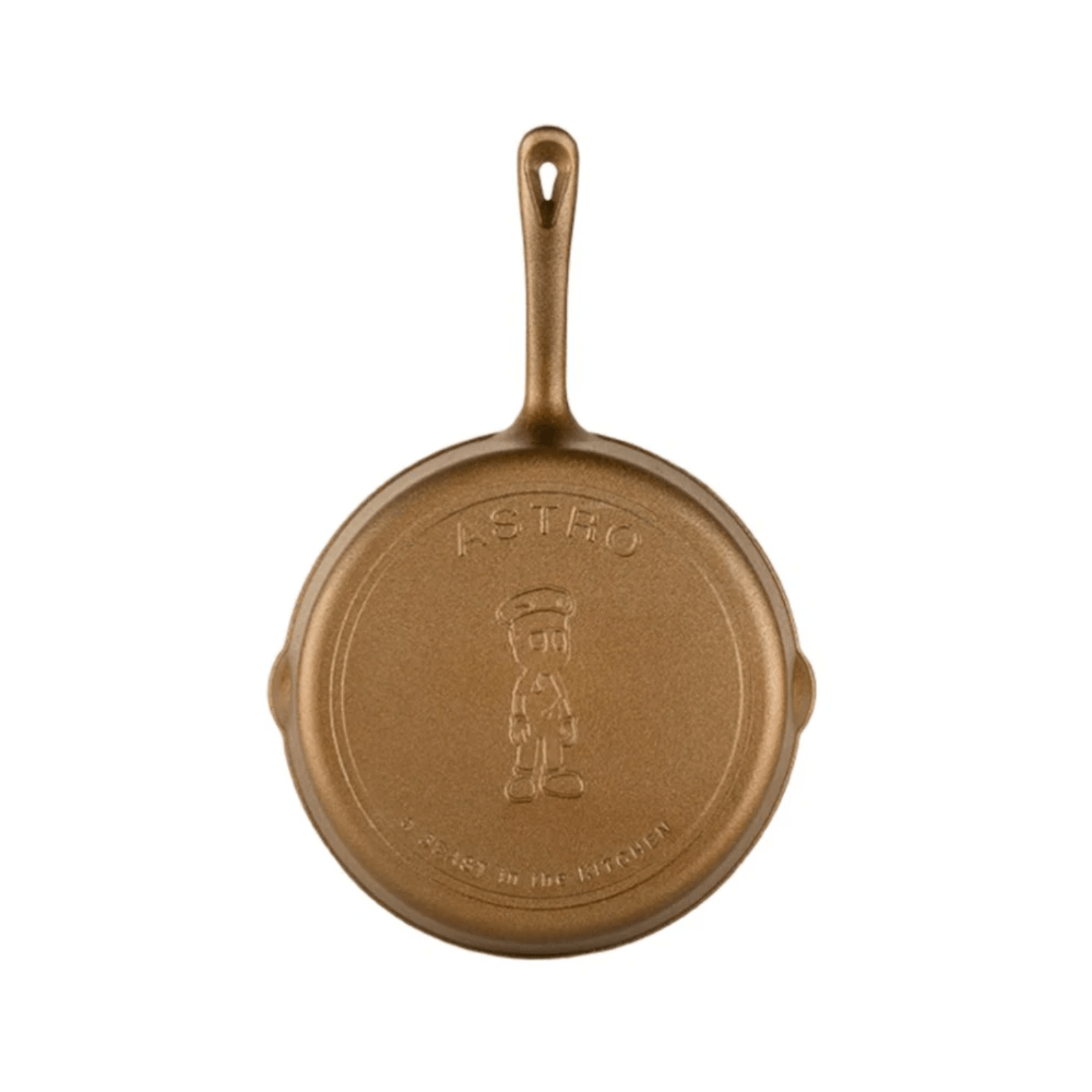 Astro Cast Iron Skillet Gold Luxe 30cm