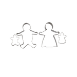 Avanti Gingerbread Family Cookie Cutters Set 4-Piece