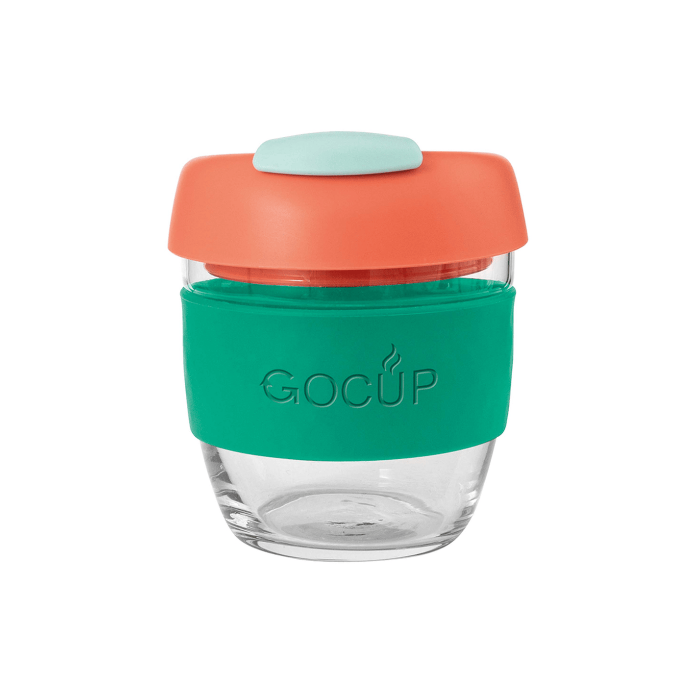 Avanti Glass GoCup 236ml Green/Coral/Sea Foam