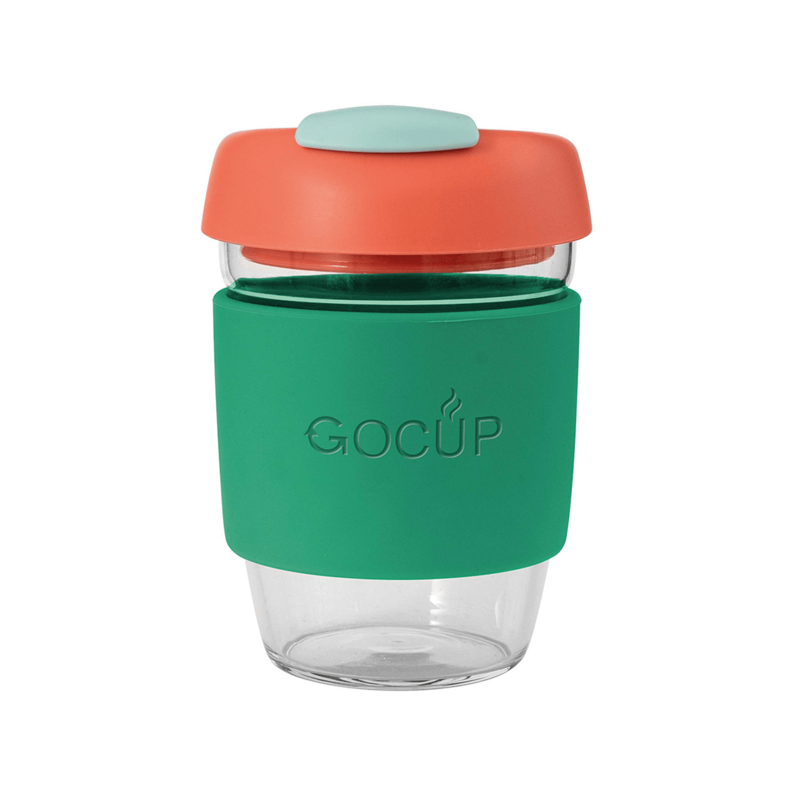 Avanti Glass GoCup 296ml Green/Coral/Sea Foam