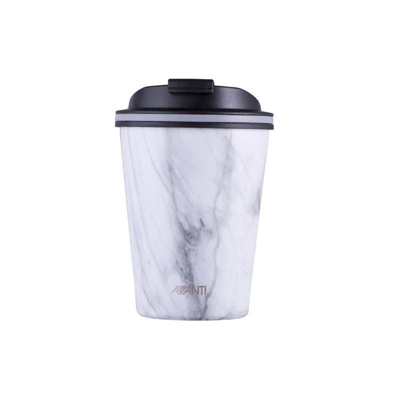 Avanti GoCup Double Wall Insulated Cup 236ml White Marble