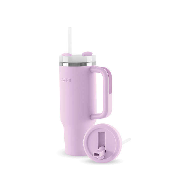 Avanti HydroQuench Tumbler with Two Lids 1L Lilac