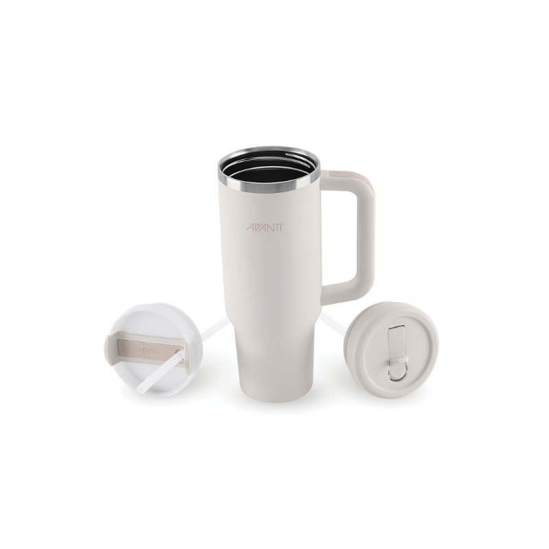 Avanti HydroQuench Tumbler with Two Lids 1L Sand Dune