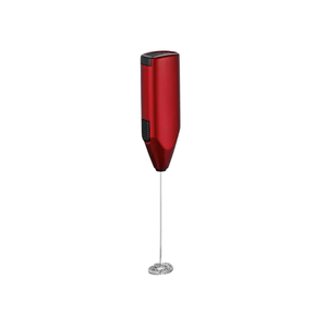 Avanti Little Whipper Milk Frother with Batteries Red