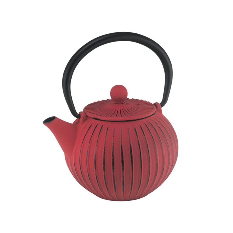 Avanti Ribbed Round Cast Iron Teapot 500ml