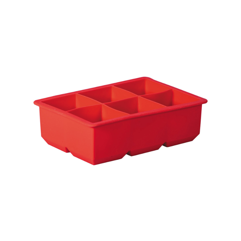 Avanti Silcone 6 Cup King Ice Cube Tray Red The Homestore Auckland