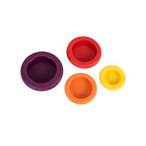 Avanti Silicone Food Savers Set of 4 Assorted Colours