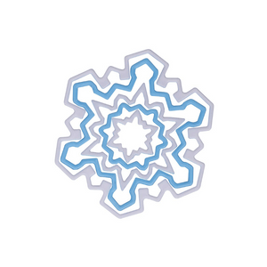 Avanti Snowflake Cookie Cutters Set 5-Piece