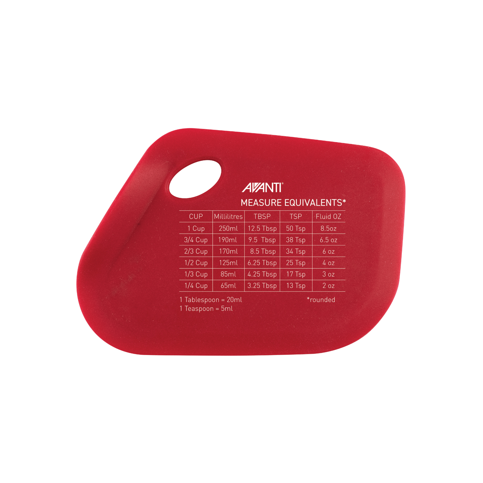 Avanti Stand-Up Silicone Dough Scraper