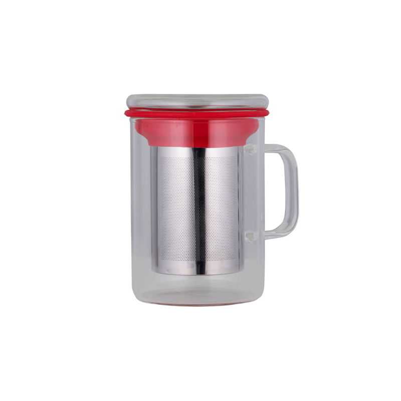 Avanti Tea Mug with Infuser Red 350ml