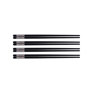 Avanti Traditional Chopsticks with Silver Set of 4