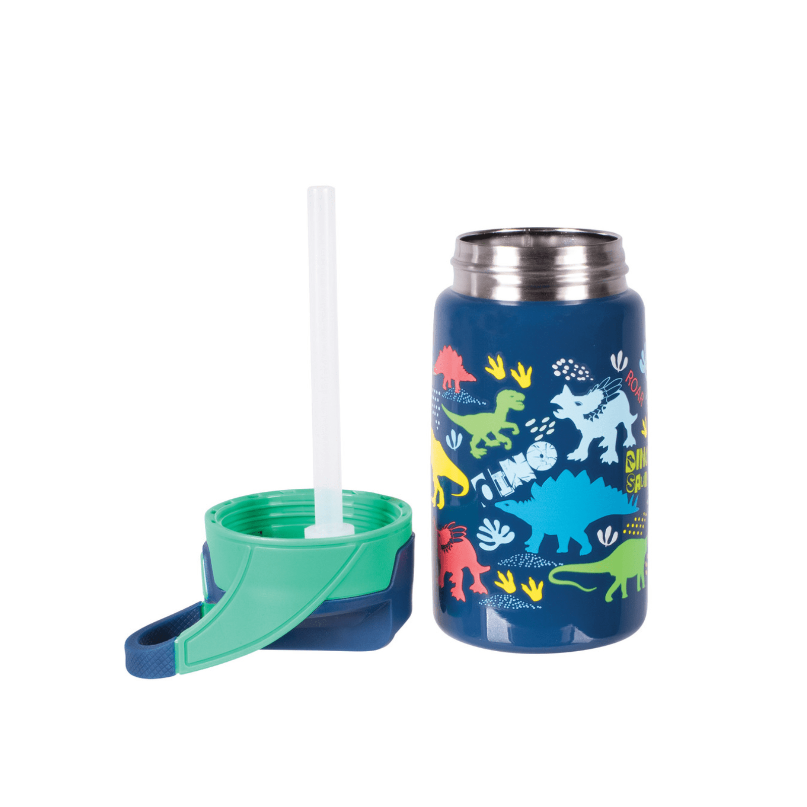 Avanti YumYum Auto Flip Spout Insulated Bottle 375ml Dinosaur Parade