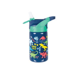 Avanti YumYum Auto Flip Spout Insulated Bottle 375ml Dinosaur Parade
