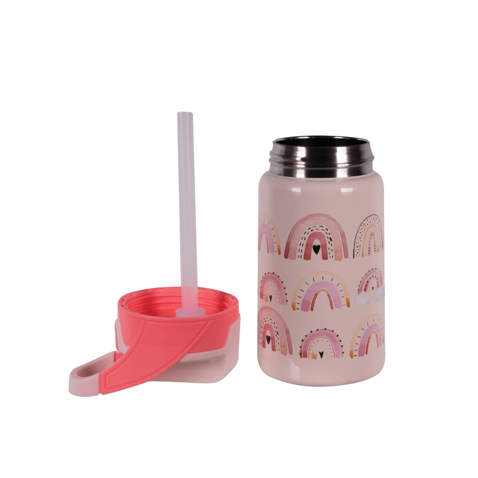 Avanti YumYum Auto Flip Spout Insulated Bottle 375ml Rainbow Magic