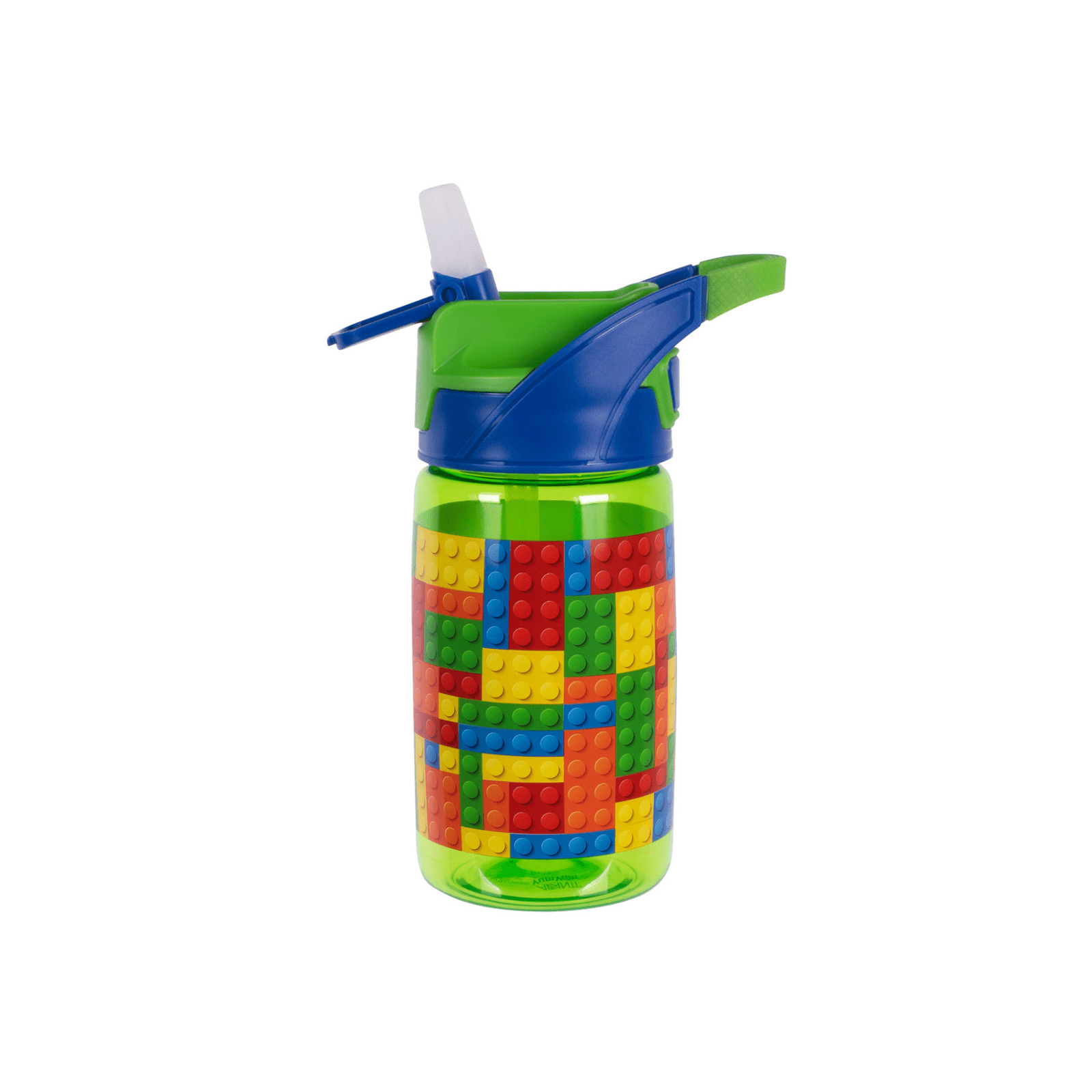 Avanti YumYum Auto Flip Spout Tritan Bottle 450ml Building Blocks