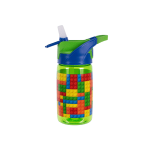 Avanti YumYum Auto Flip Spout Tritan Bottle 450ml Building Blocks