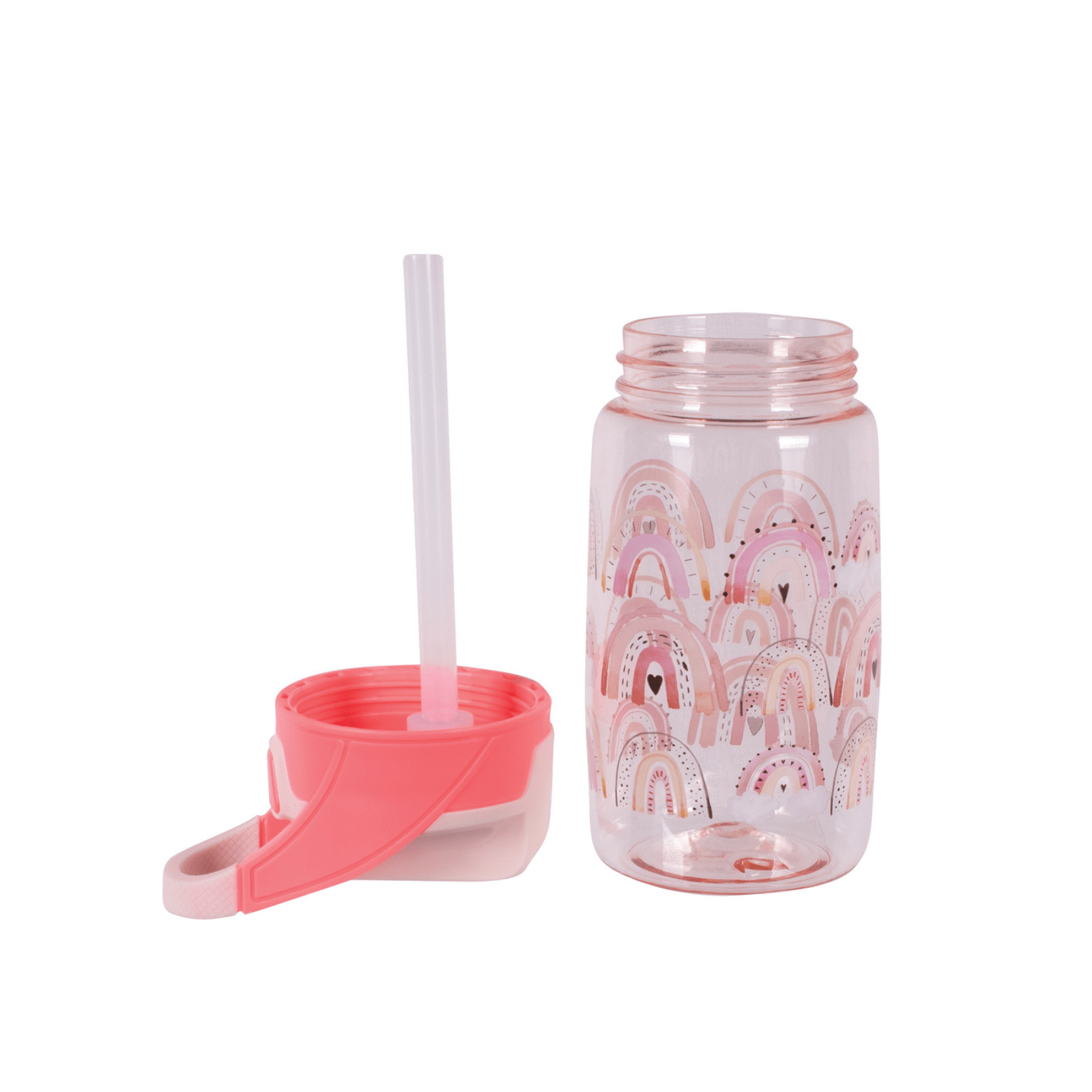 Avanti YumYum Auto Flip Spout Tritan Bottle 450ml Rainbow Magic