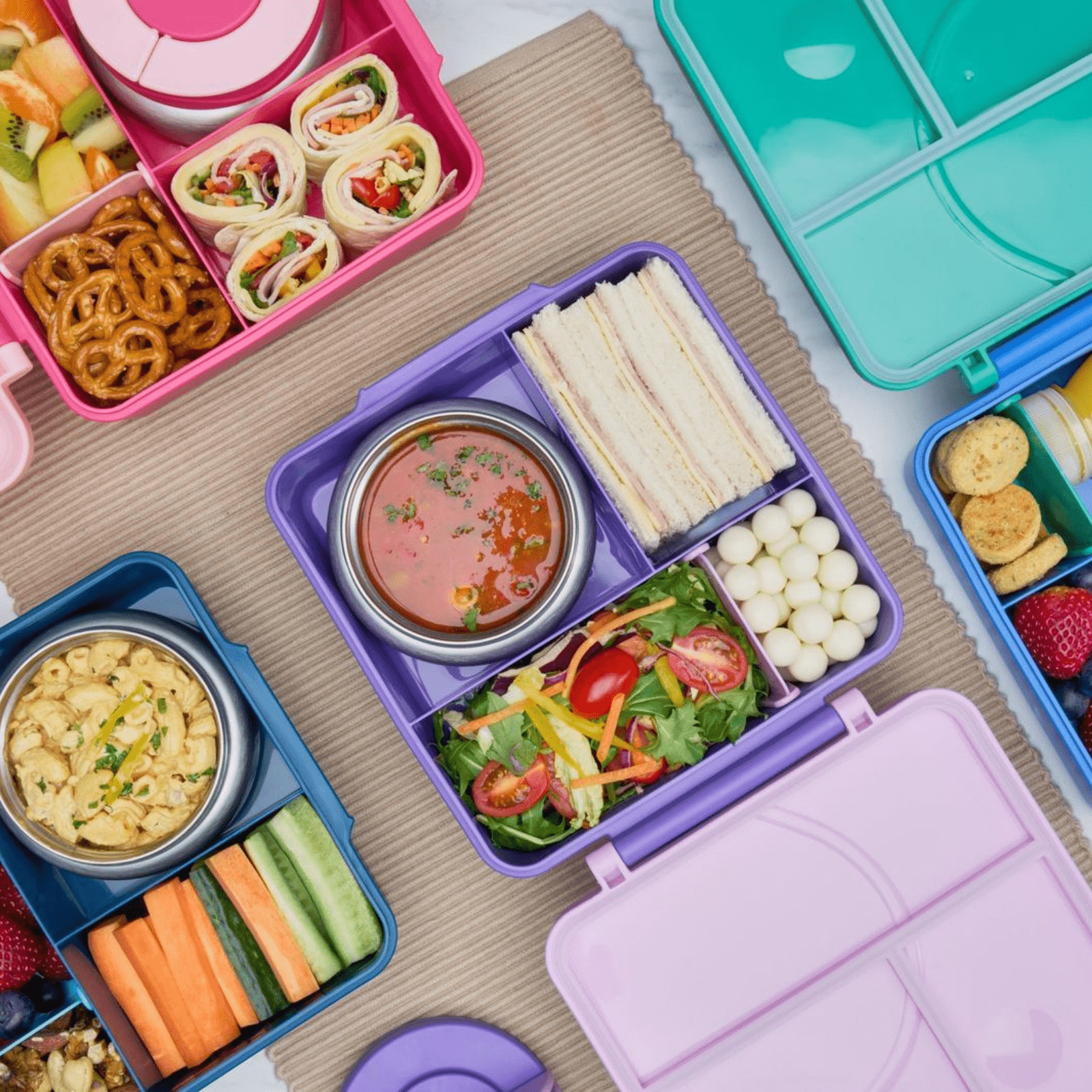 Avanti YumYum Bento Box Divider Violet