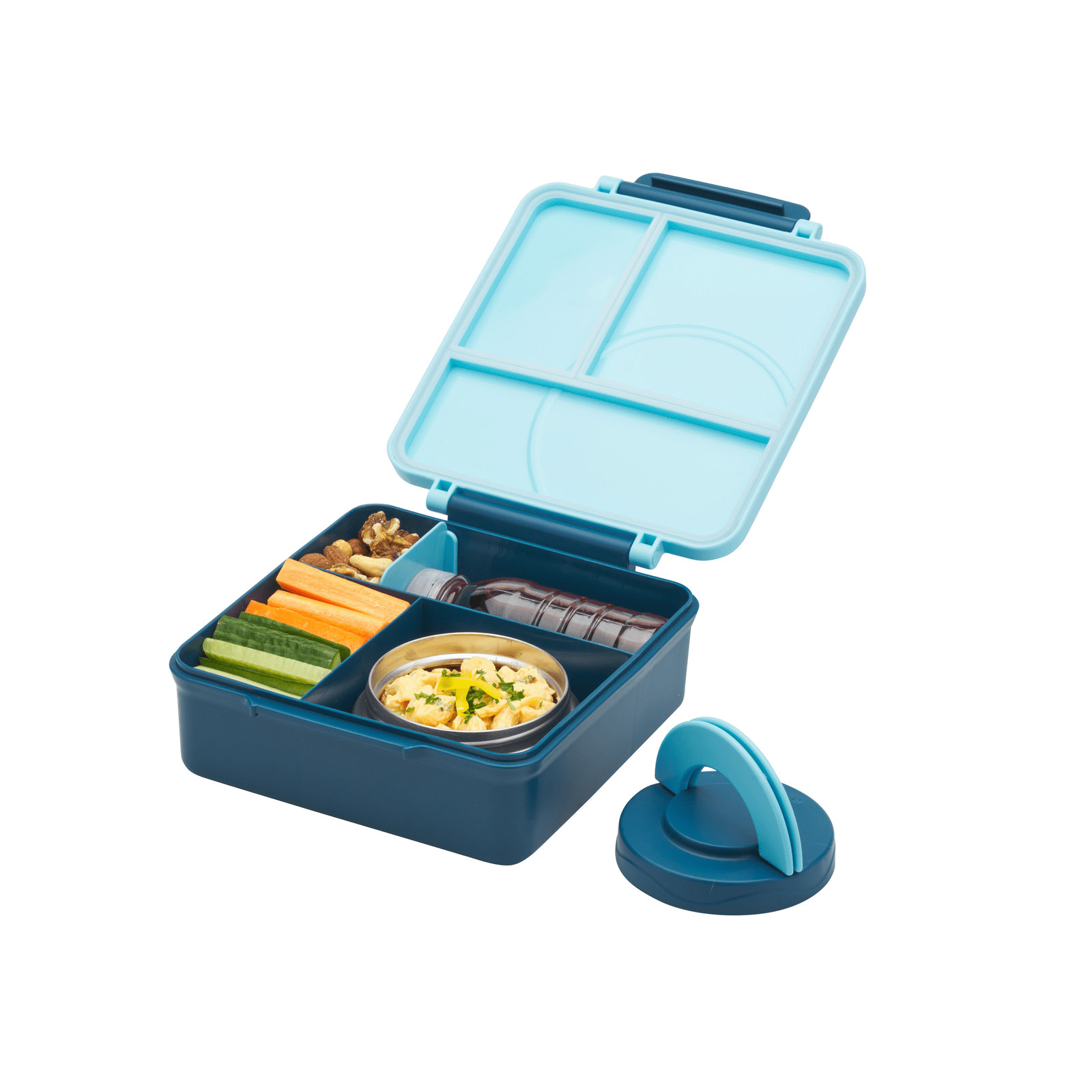 Avanti YumYum Bento Luch Box with Insulated Food Jar Blue