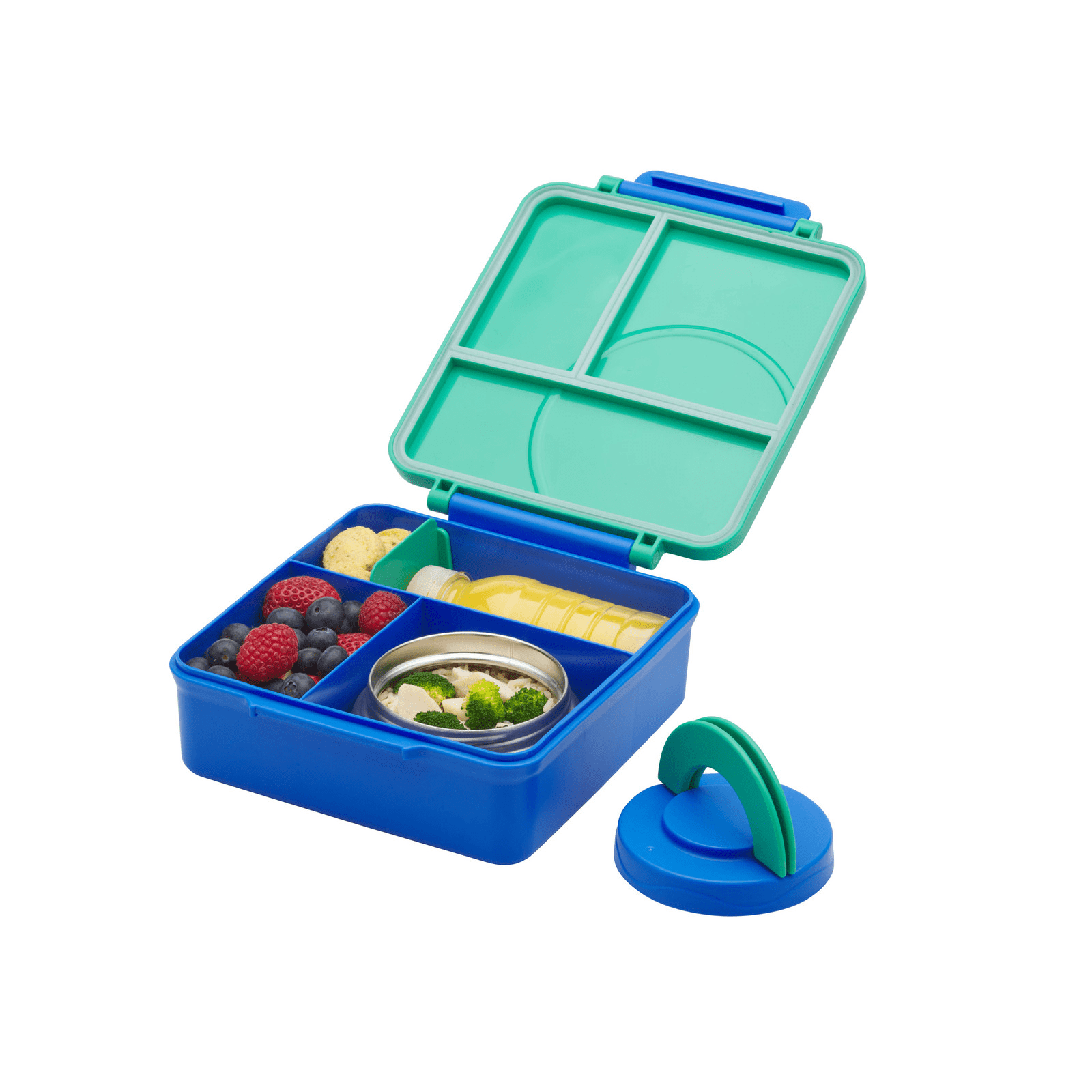 Avanti YumYum Bento Luch Box with Insulated Food Jar Green