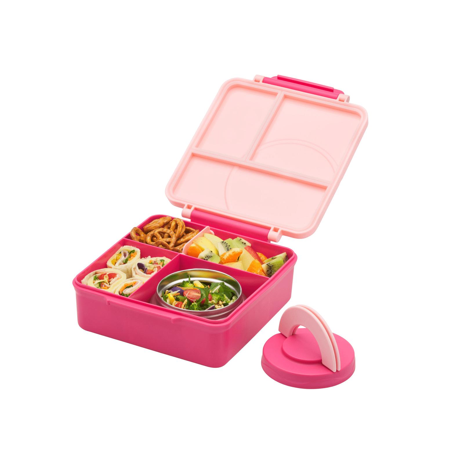 Avanti YumYum Bento Luch Box with Insulated Food Jar Pink