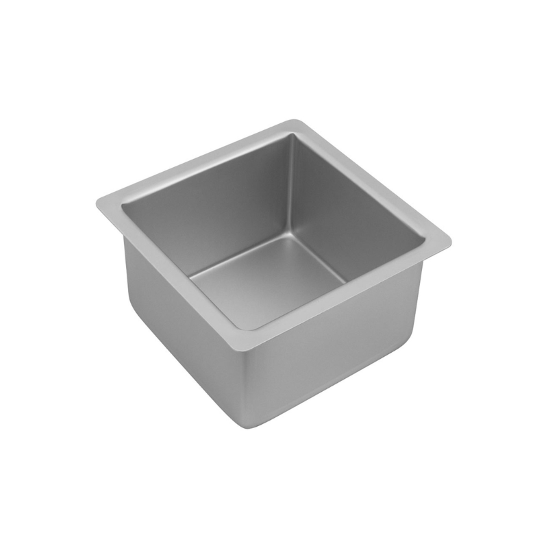 Bakemaster Anodised Square Deep Cake Pan 15cm