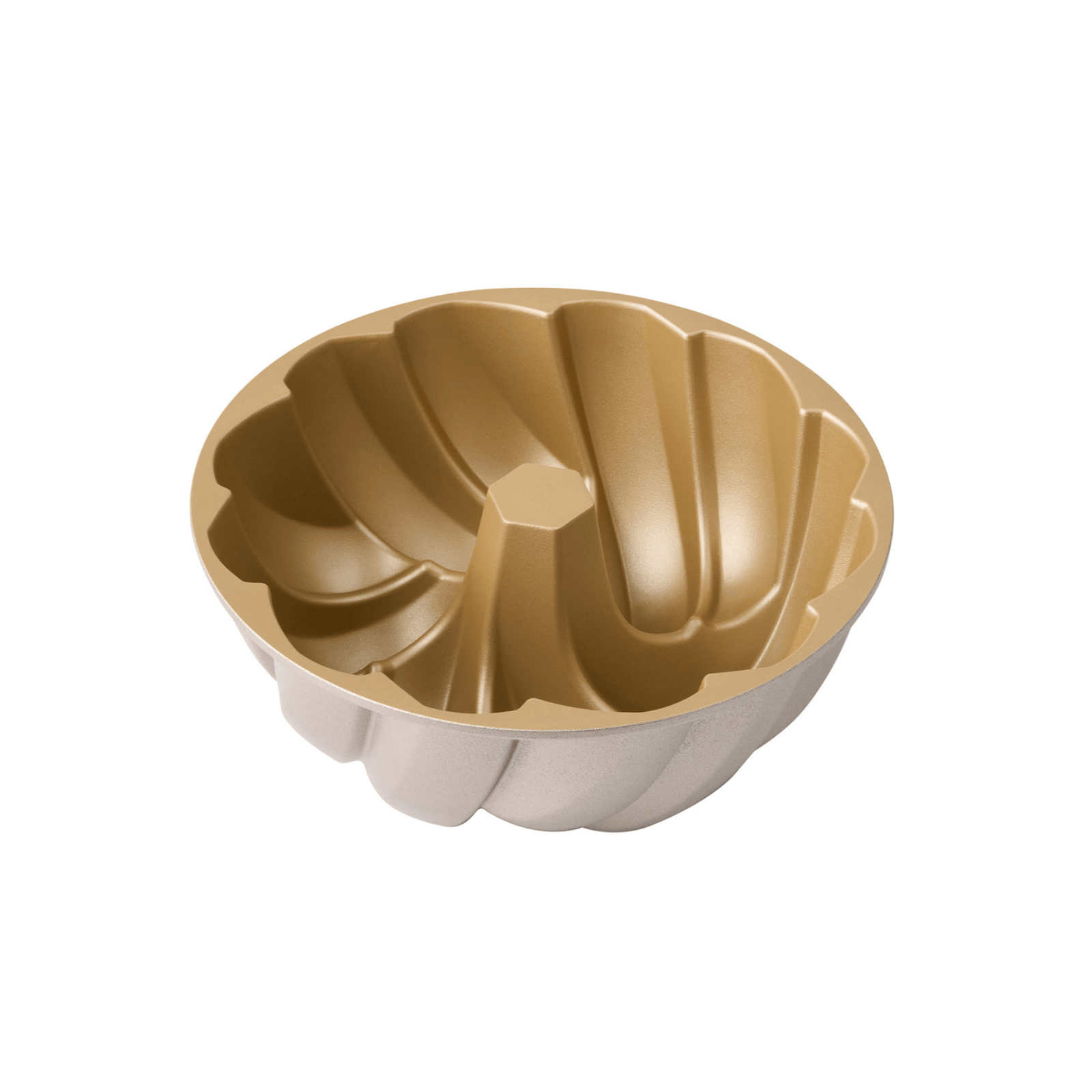 Bakemaster Non-Stick Champagne Braided Fluted Ring Cake Pan 24cm