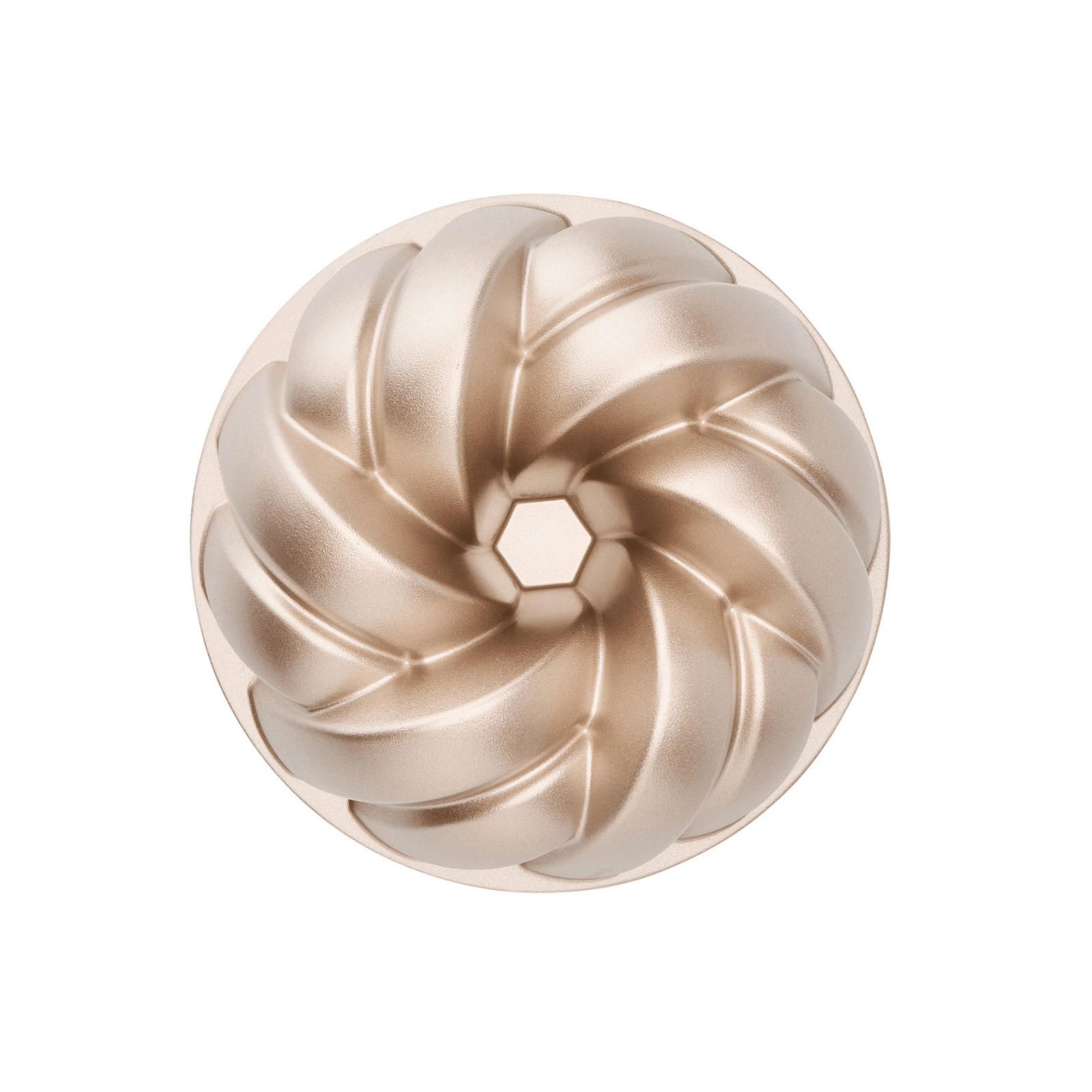 Bakemaster Non-Stick Champagne Braided Fluted Ring Cake Pan 24cm