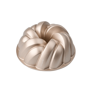 Bakemaster Non-Stick Champagne Braided Fluted Ring Cake Pan 24cm