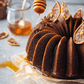 Bakemaster Non-Stick Champagne French Wreath Fluted Ring Cake Pan 24cm