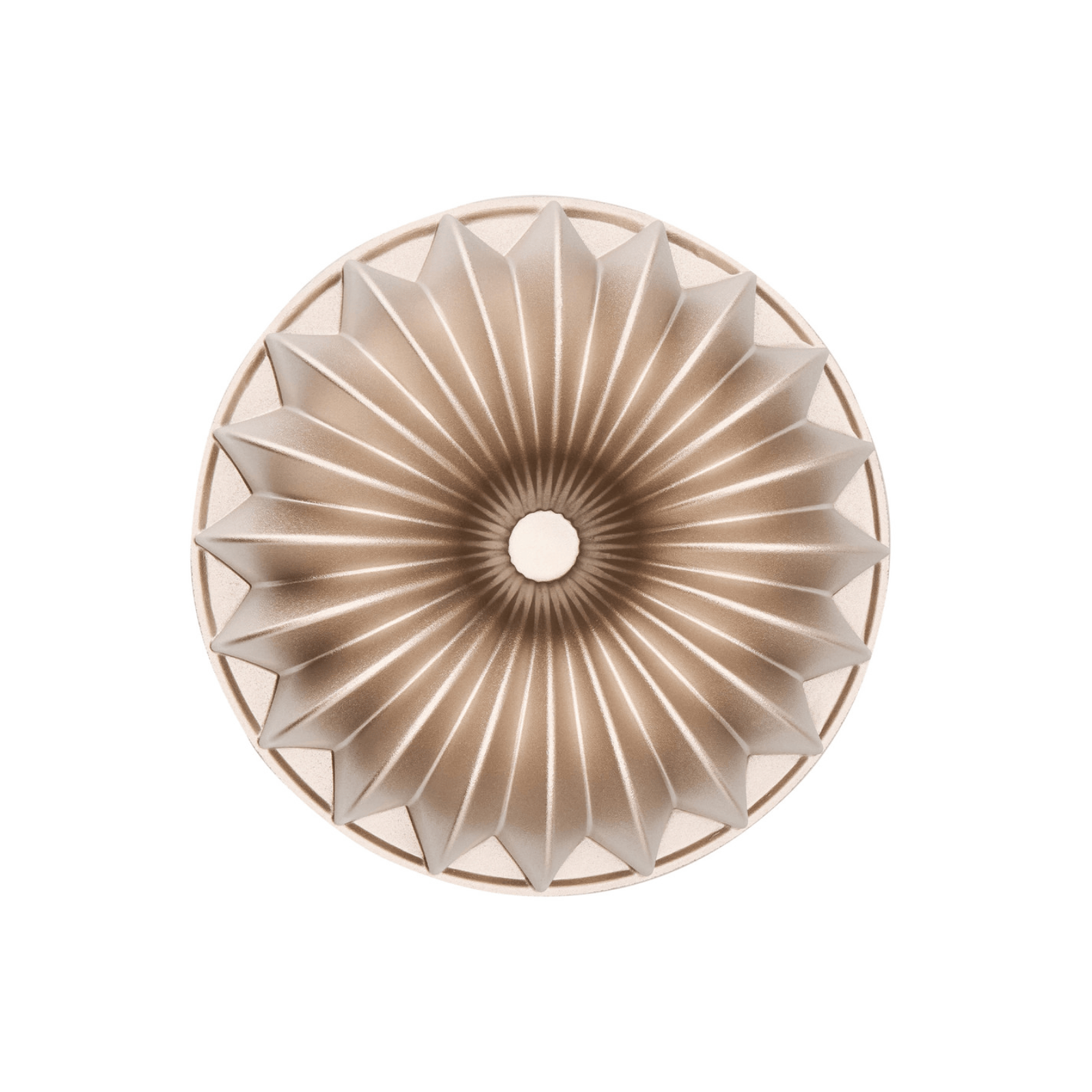 Bakemaster Non-Stick Champagne French Wreath Fluted Ring Cake Pan 24cm