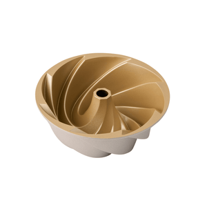 Bakemaster Non-Stick Champagne Marissa Fluted Ring Cake Pan 24cm