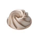 Bakemaster Non-Stick Champagne Marissa Fluted Ring Cake Pan 24cm