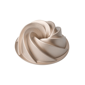 Bakemaster Non-Stick Champagne Marissa Fluted Ring Cake Pan 24cm