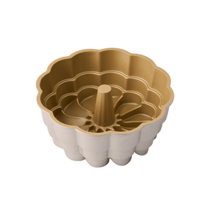 Bakemaster Non-Stick Champagne Petal Fluted Ring Cake Pan 24cm