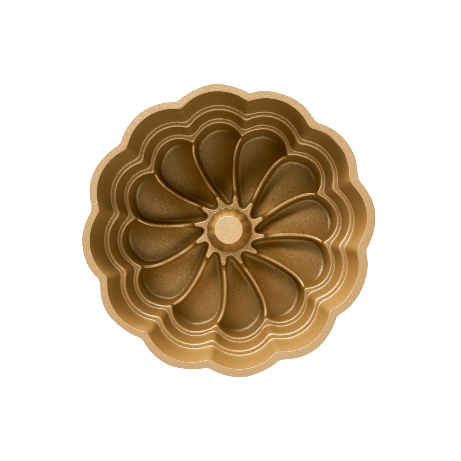 Bakemaster Non-Stick Champagne Petal Fluted Ring Cake Pan 24cm