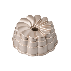 Bakemaster Non-Stick Champagne Petal Fluted Ring Cake Pan 24cm