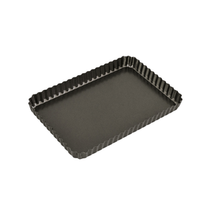 Bakemaster Non-Stick Fluted Rectangular Flan Tin 31cm x 21cm